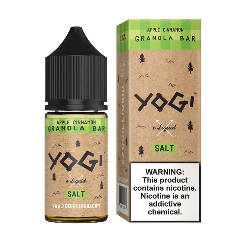 yogi salt apple cinnamon granola bar ejuice