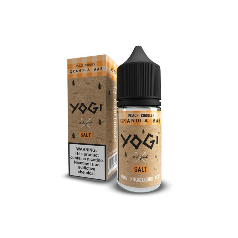 yogi salt peach cobbler granola bar ejuice 172472