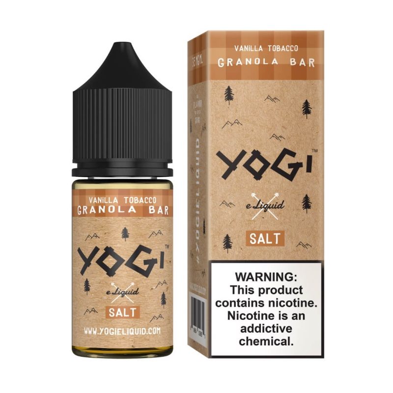 yogi salt vanilla tobacco granola bar ejuice